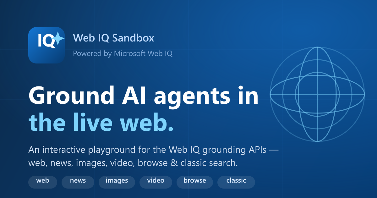 Web IQ Demo thumbnail